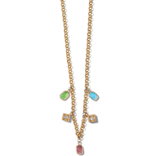 Meridian Zenth Gold Prism Necklace - JM7376