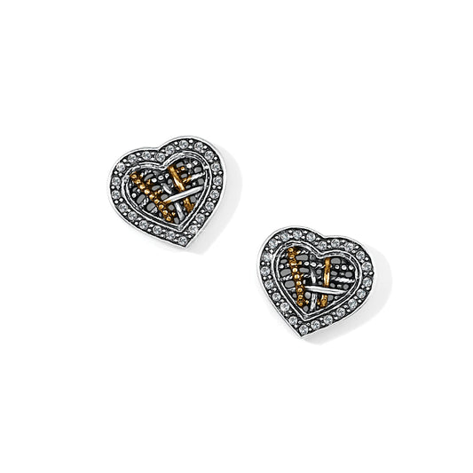 Neptunes Rings Heart Studs
