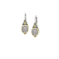 Nouveau Pavé Verticle French Wire Earrings F3930-AF00