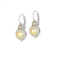 Nouveau Gold Dome French Wire Earrings F2743-A000 Earrings