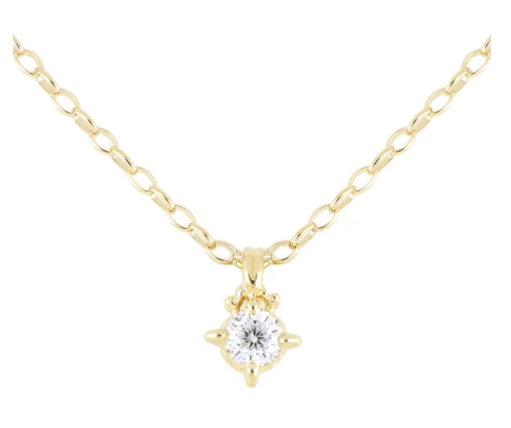Diamante 3/4 Carat Necklace Gold