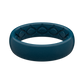 Thin Dark Ocean Groove Ring -