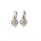 Nouveau CZ French Wire Earrings F3900-AF00