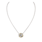 Infinity Knot Two Tone Slider Necklace