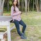 Henley Long Sleeve - Mauve
