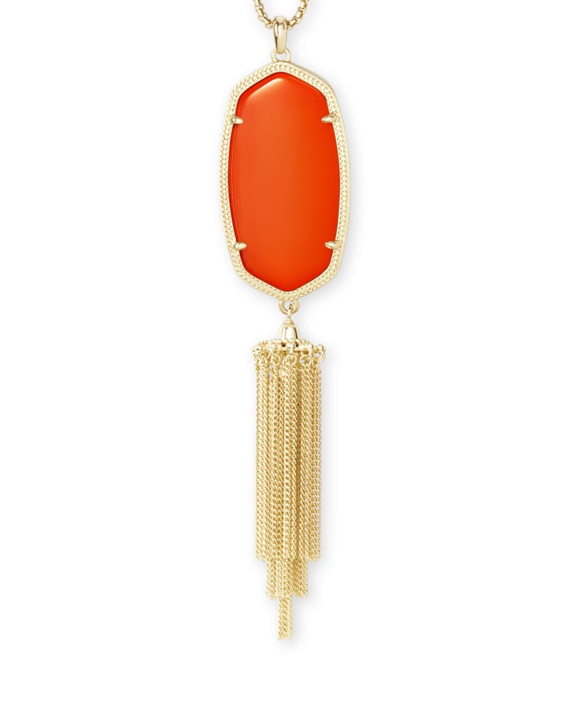 Rayne Gold/Orange Necklace