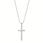 Cross Charm Necklace Sterling Silver