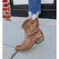 Pistol Ankle Bootie - Tan