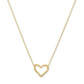 Sophee Heart Small Pendant Necklace Gold