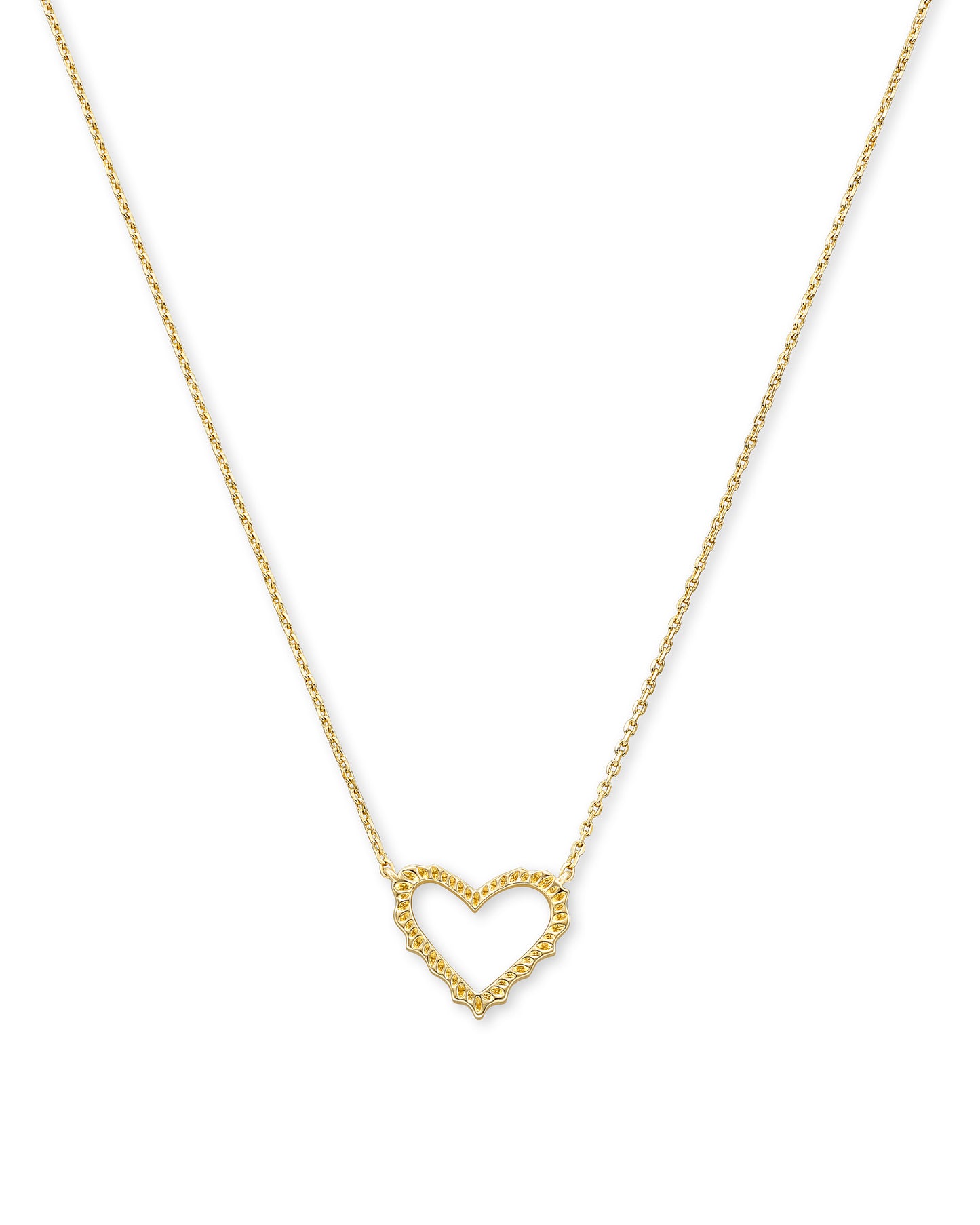 Sophee Heart Small Pendant Necklace Gold