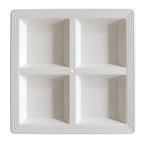 Square Sectional Server - Pinstripes