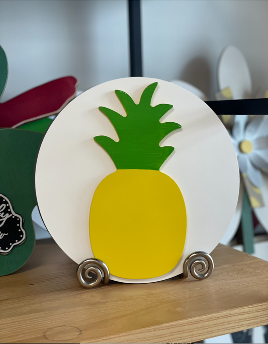 Pineapple on White Insert