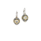 Antiqua Circle French Wire Earrings F3066-AF00