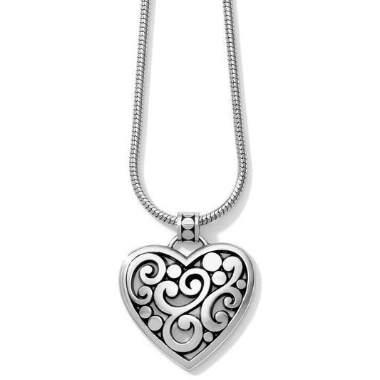 Sil Contempo Heart Necklace - J49520
