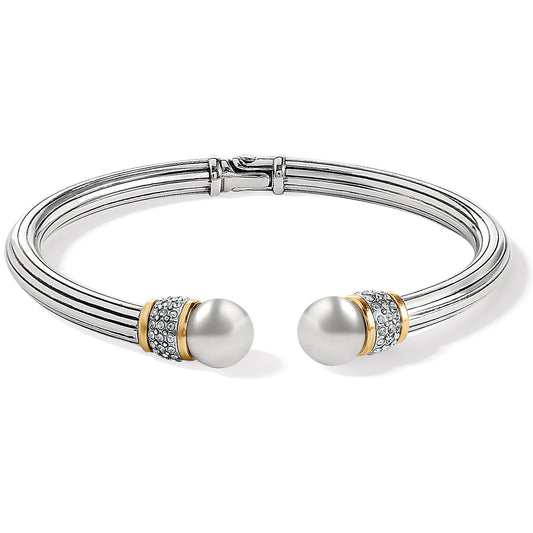 Meridian Two Tone Open Hinge Bracelet - JF0008