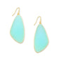 Mckenna Drp Ear Gold Matte Iridescent Mint