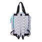 Teal Diamond Backpack Cooler