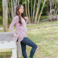 Henley Long Sleeve - Mauve
