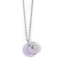 Contempo Glass Candy Purple Necklace