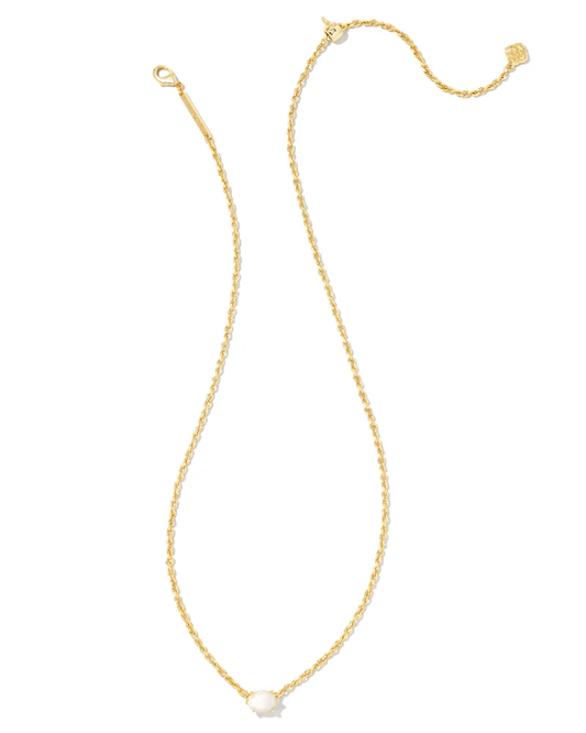 Cailin Pendant Necklace Gold Ivory MOP