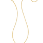 Cailin Pendant Necklace Gold White CZ