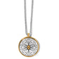 Venezia Long Two Tone Pendant Necklace - JM7311