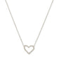 Sophee Heart Small Pendant Necklace Silver