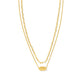 BROOKE MULTI STRAND NECKLACE GOLD METAL