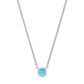 DAVIE PENDANT NECKLACE STERLING SILVER TURQUOISE