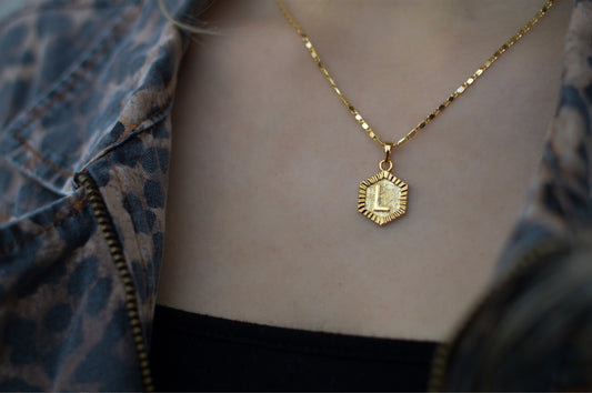 Gemelli Lydia Initial Necklace