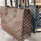 Elizabeth Checkered Tote Purse