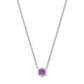 DAVIE PENDANT NECKLACE STERLING SILVER AMETHYST