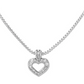 Heart Collection Two Hearts Inseparable Slider with Chain K3891-RF03