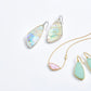 Margot Pndnt Nck Gold Matte Iridescent Mint