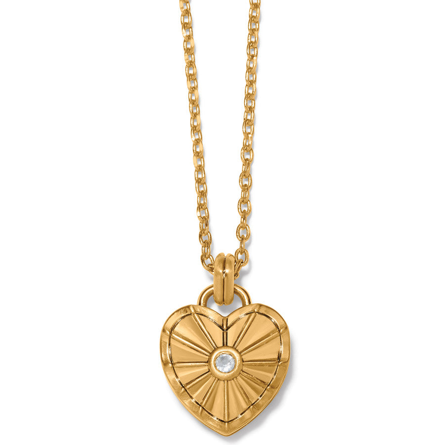 Esprit Gold Heart Small Necklace - JM7364