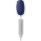 Rayne Rhod/Navy Cat's Eye NEcklace
