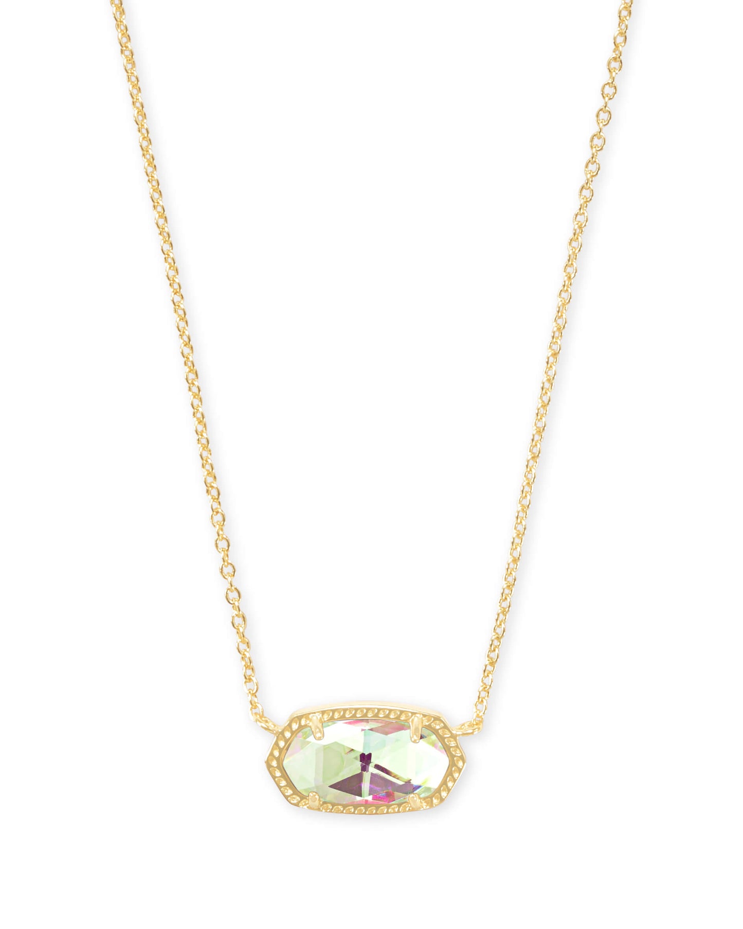Elisa Gold Dichroic Necklace
