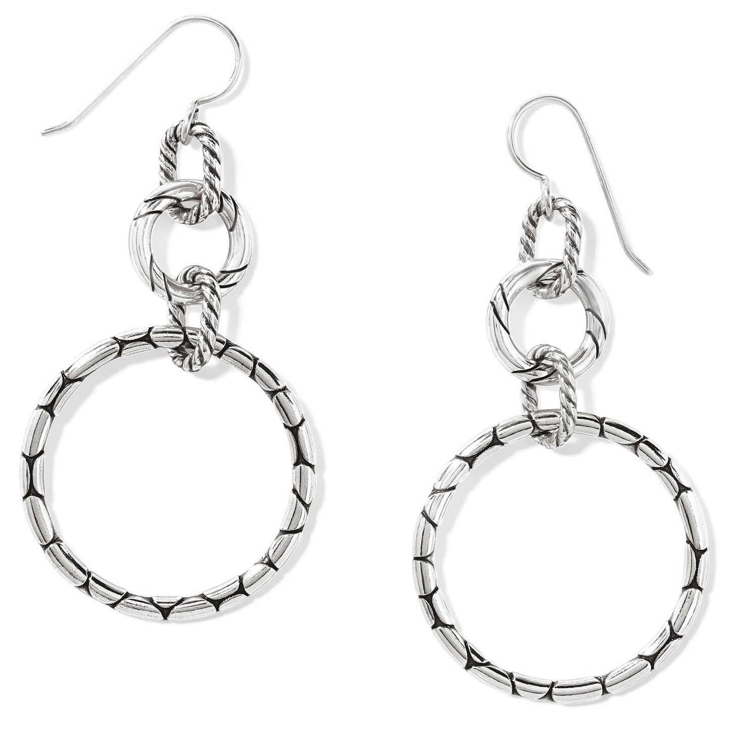 Pebble Rings Drop Earrings