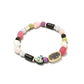 WILLA BEADED STRETCH BRACELET GOLD MULTI MIX