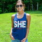 She Patriotic Tank -