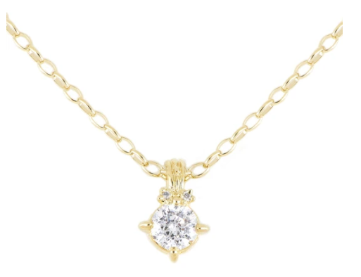 Diamante 2 Carat Gold Necklace