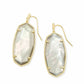 Faceted Elle Drop  Earring SIL/Gray Illusion