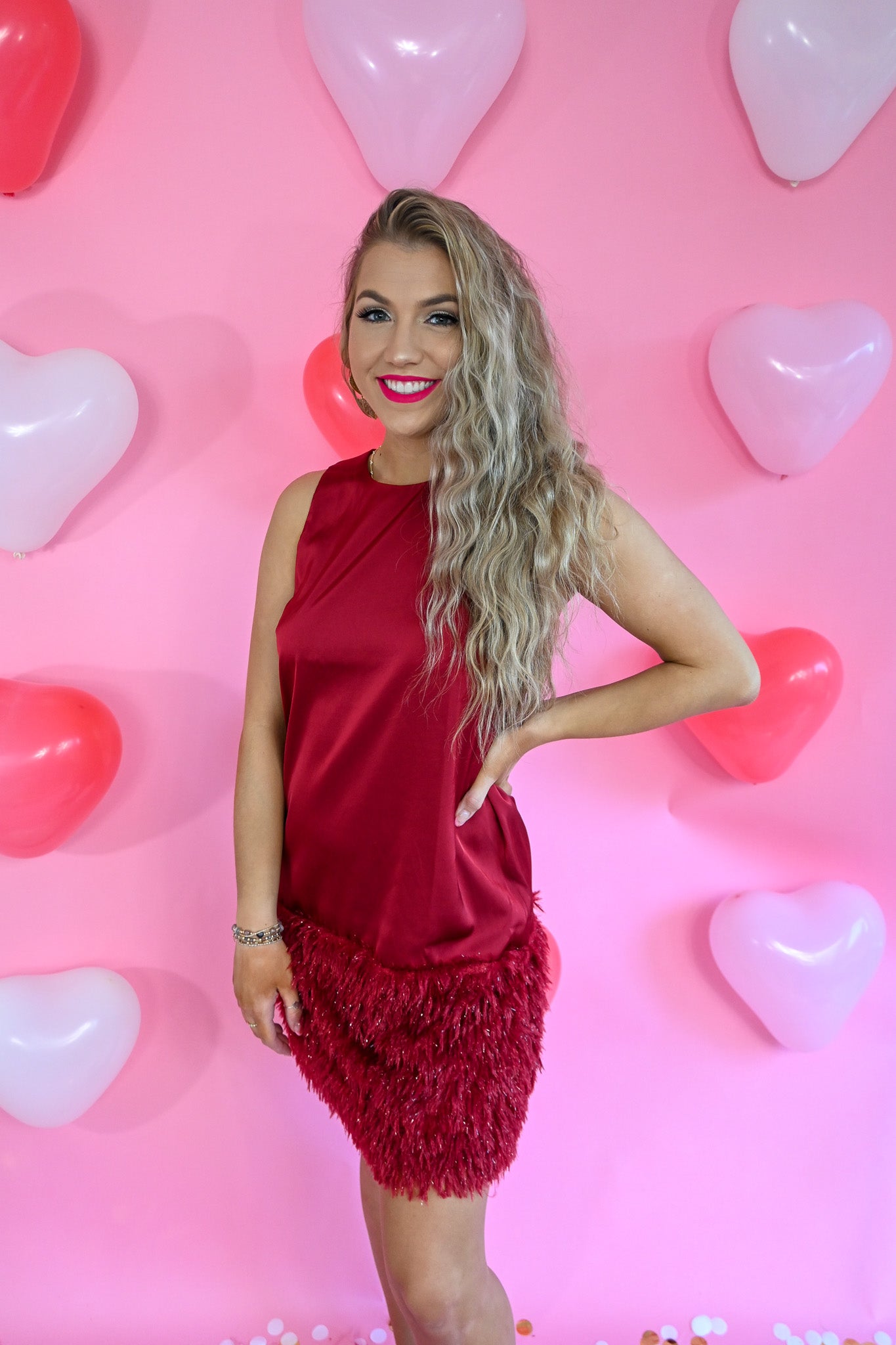 With The Wind Red Dress -