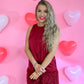 With The Wind Red Dress -