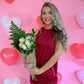 With The Wind Red Dress -