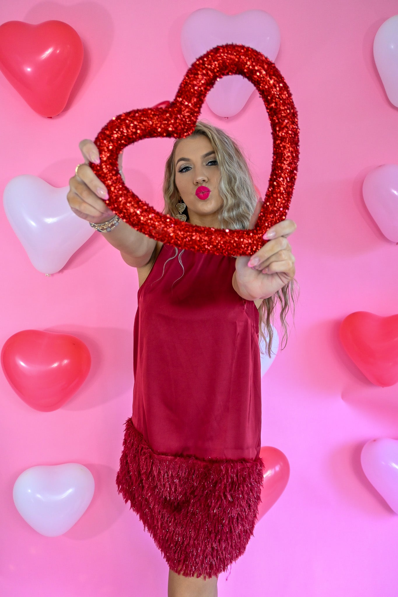 With The Wind Red Dress -