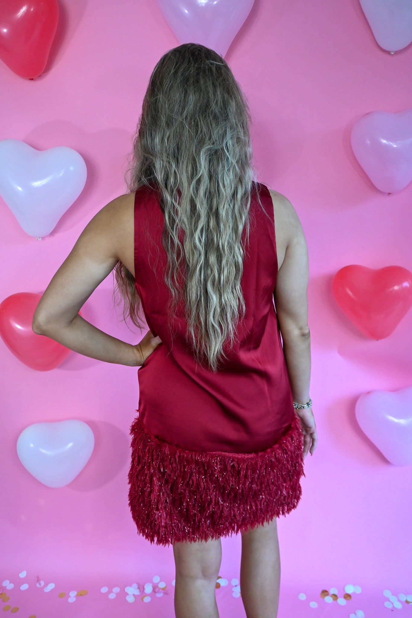 With The Wind Red Dress -