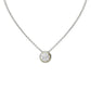OVAL LINK COLLECTION LANNA SOLITAIRE PAVÉ NECKLACE