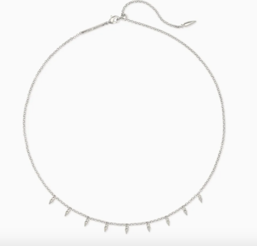 Addison Choker Necklace In Silver