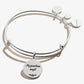 Because I Love You Godmother Charm Bangle- Silver